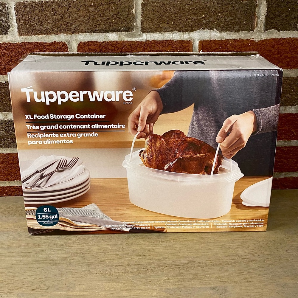 Tupperware XL Food‎ Storage Container 1.55 Gallon- NEW
